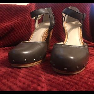 Calvin Klein cork heels